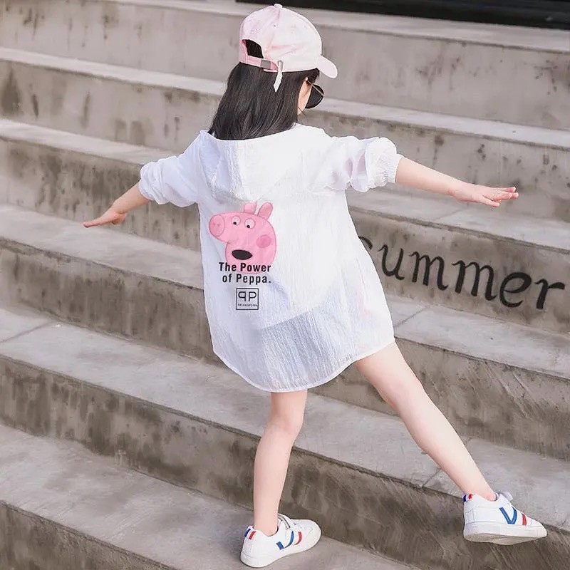 Áo chống nắng in hình hoạ tiết dễ thương (Nhiều mẫu) cho bé gái (N00773)