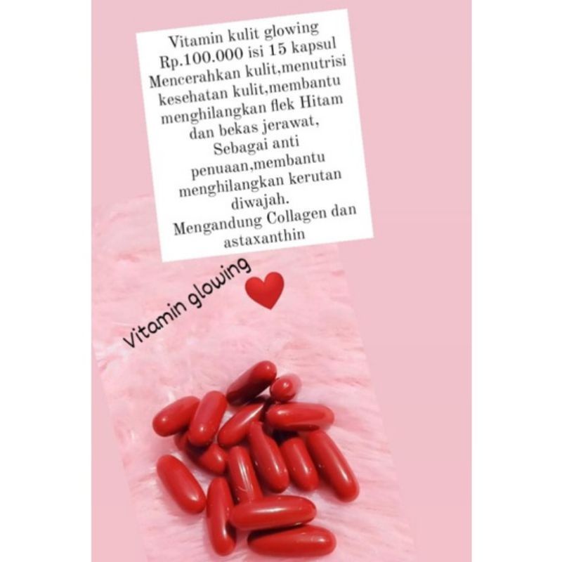 Bảng mạch Vitamin GLOWING 15 TABLET BY Apoteker Augus SALIM | BigBuy360 - bigbuy360.vn