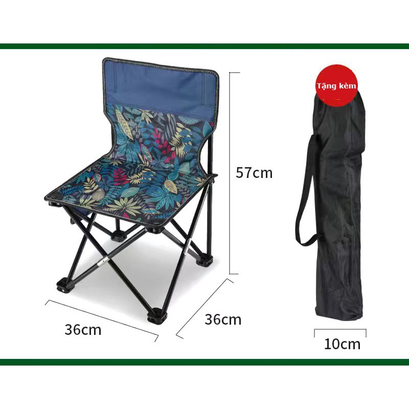 Ghế dã ngoại du lịch gấp gọn HIKING MONSTER tiện lợi , ghế xếp gọn câu cá picnic thư giãn decor cafe ngoài trời