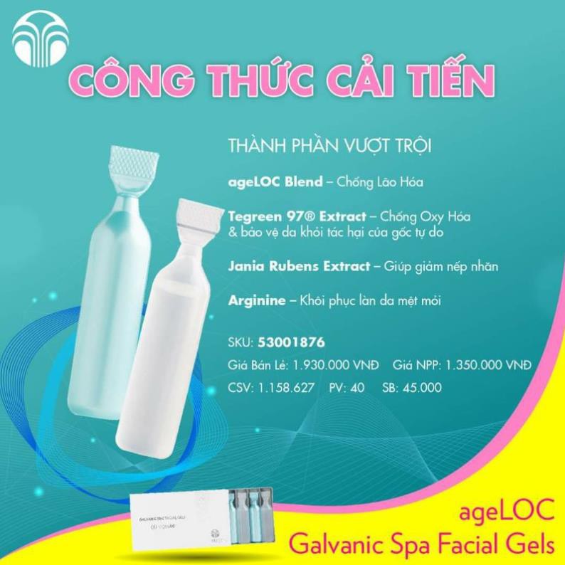 Gel Galvanic Facial Nuskin Biggel 30 cặp