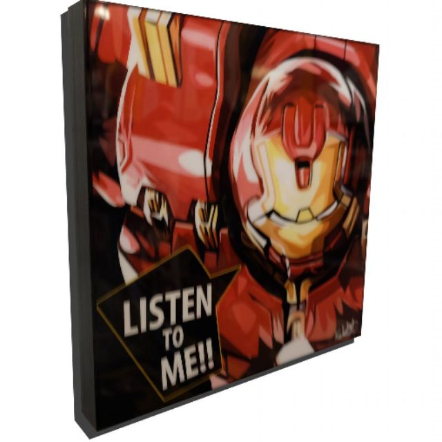 Tranh canvas Marvel [HulkBuster]“Listen to me!!”