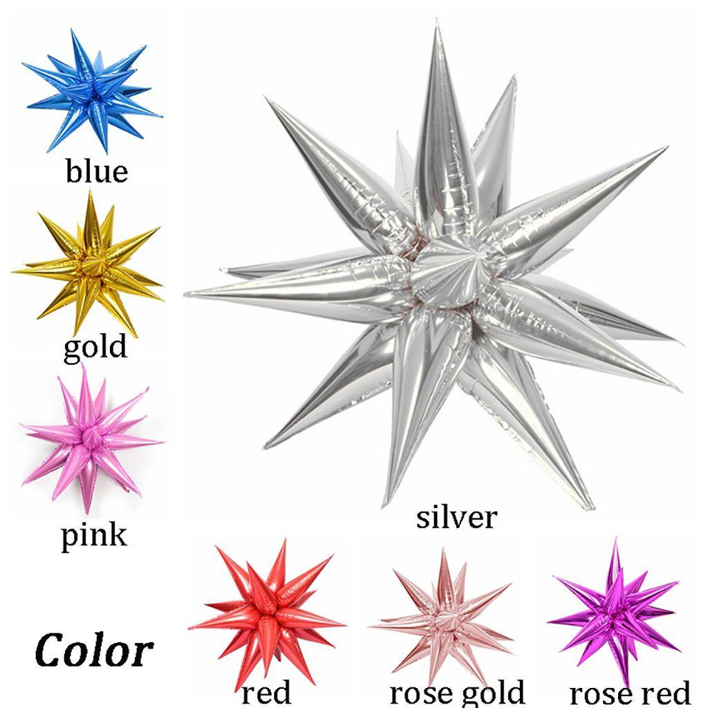 Bong Bóng Lá Nhôm Hình Nón Ngôi Sao Nổ GIOVANNI MIddle / Lớn Trang Trí Tiệc Tùng Cho Trẻ Em