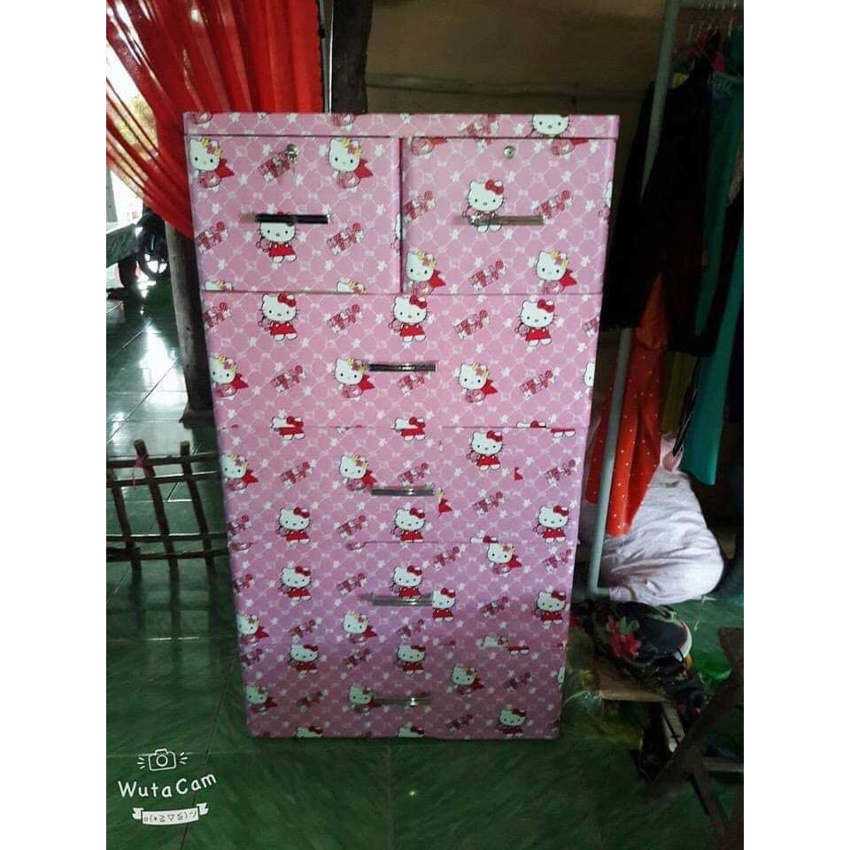 10m GIẤY DÁN TƯỜNG HELLO KITTY (có keo sẵn)