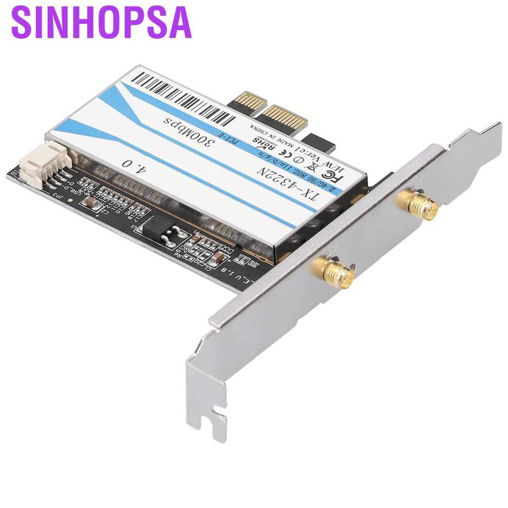 Thẻ Chuyển Đổi Băng Tần Kép Không Dây Bcm943228 2.4g / 5ghz 300m Cho Máy Tính Bàn | BigBuy360 - bigbuy360.vn