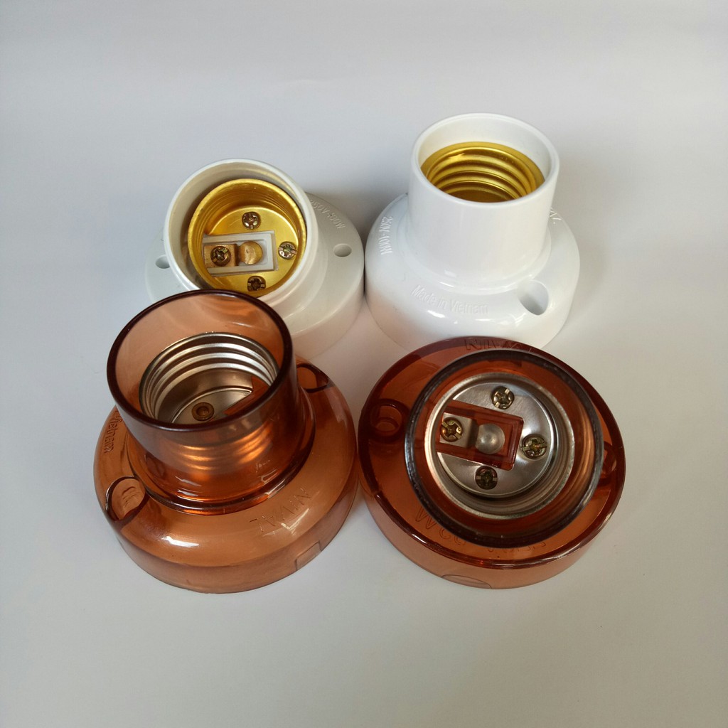 Đui Xoáy Vát Gắn Tường & Đui Ngồi Xoáy Thẳng E27 | BigBuy360 - bigbuy360.vn