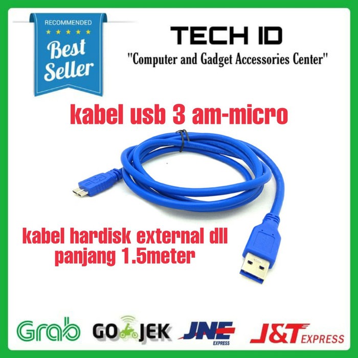 Dây Cáp Ổ Cứng Ngoài Usb 3.0 Am Micro 1.5 M