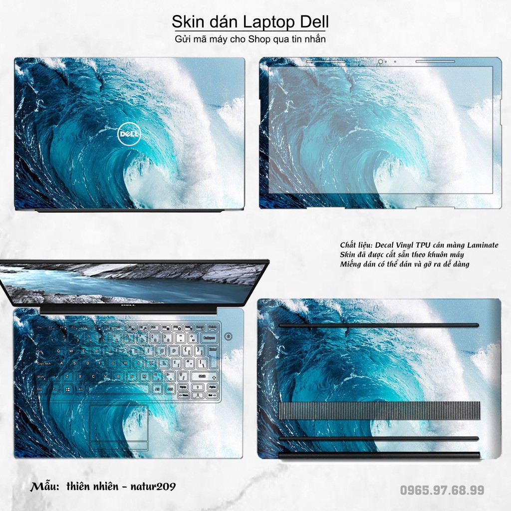 Skin dán Laptop Dell in hình thiên nhiên nhiều mẫu 8 (inbox mã máy cho Shop)