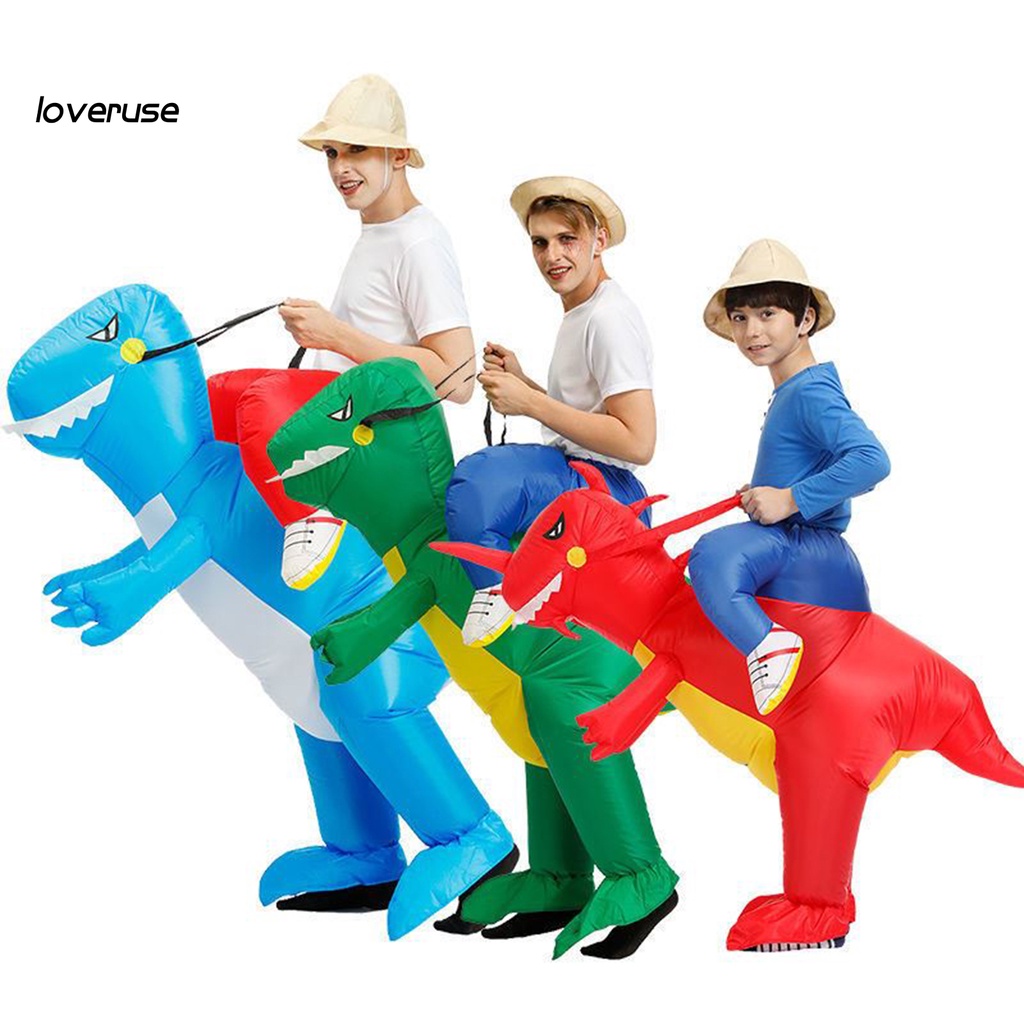 Bộ Đồ Hóa Trang Khủng Long Bơm Hơi Chống Thấm Nước Cho Người Lớn Và Trẻ Em