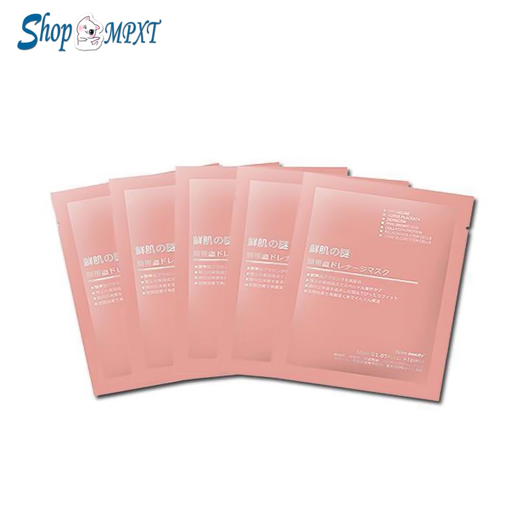Mặt nạ cấp ẩm, trắng da chống lão hóa tế bào gốc nhau thai cuốn rốn cừu 🐑 mask Rwine Beauty Nhật Bản