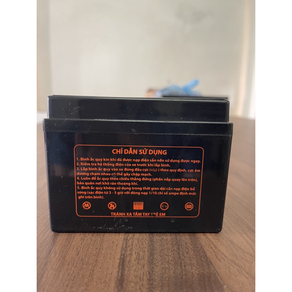 Ắc quy xe máy ATZ5S - 12V 5Ah dành cho xe Wave Rsx, Exciter, Novou, Msx,...