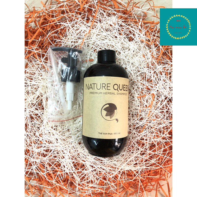 HÀNG CHÍNH HÃNG Dầu Gội NATURE QUEEN 480ml với thành phần từ thiên nhiên
