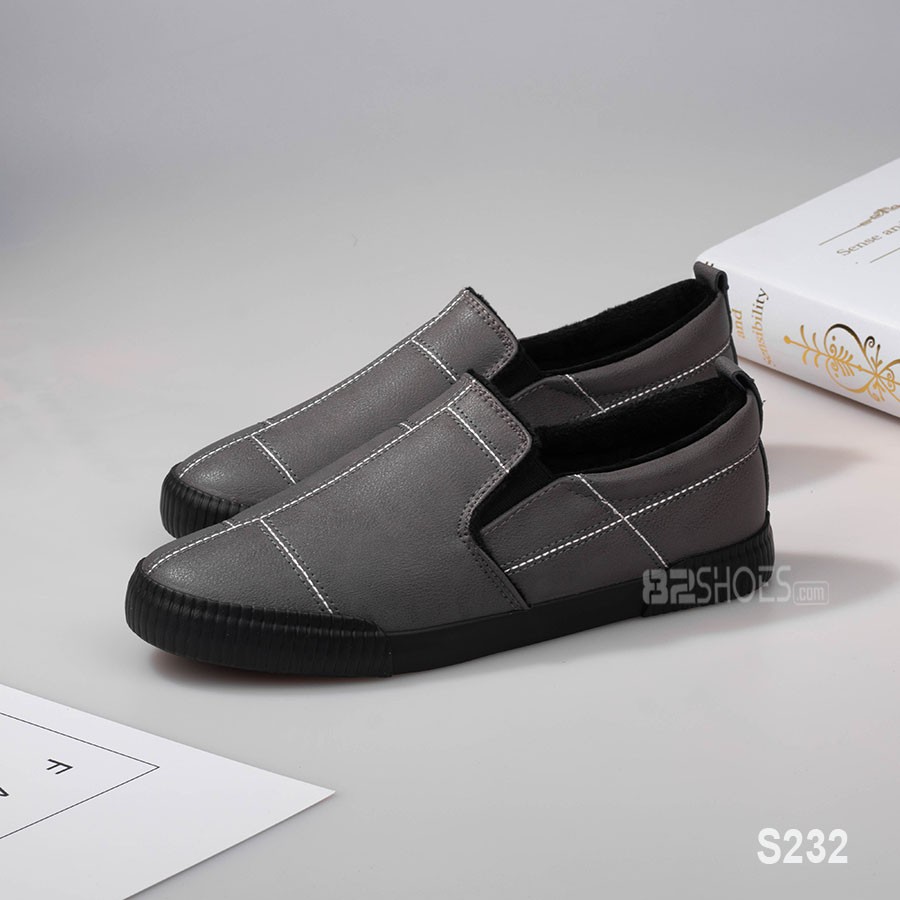 [XẢ KHO, LẺ SIZE] Giày lười nam - Slip on nam da - Mã S232