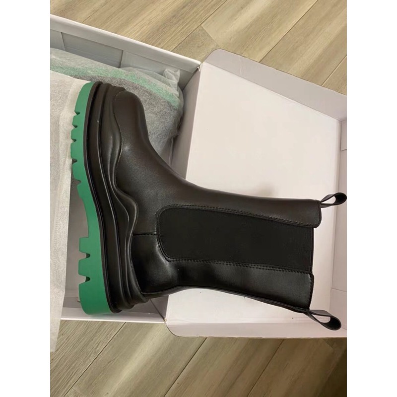 Giày boot ulzzang không khoá không dây Bốt Martin Cổ SIÊU CAO Đế Dày có màu Thời Trang Trẻ Trung Cá Tính