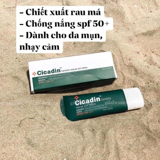 Kem chống nắng Missha Cicadin Centella Rescue Sun Lotion