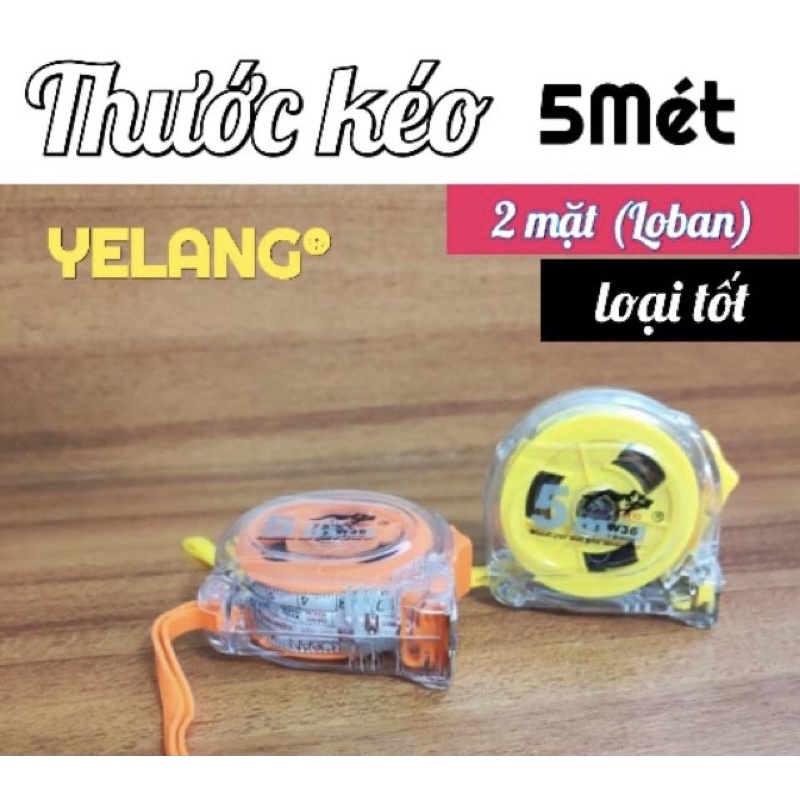 Thước 2 mặt Yelang,thước dây 2 mặt