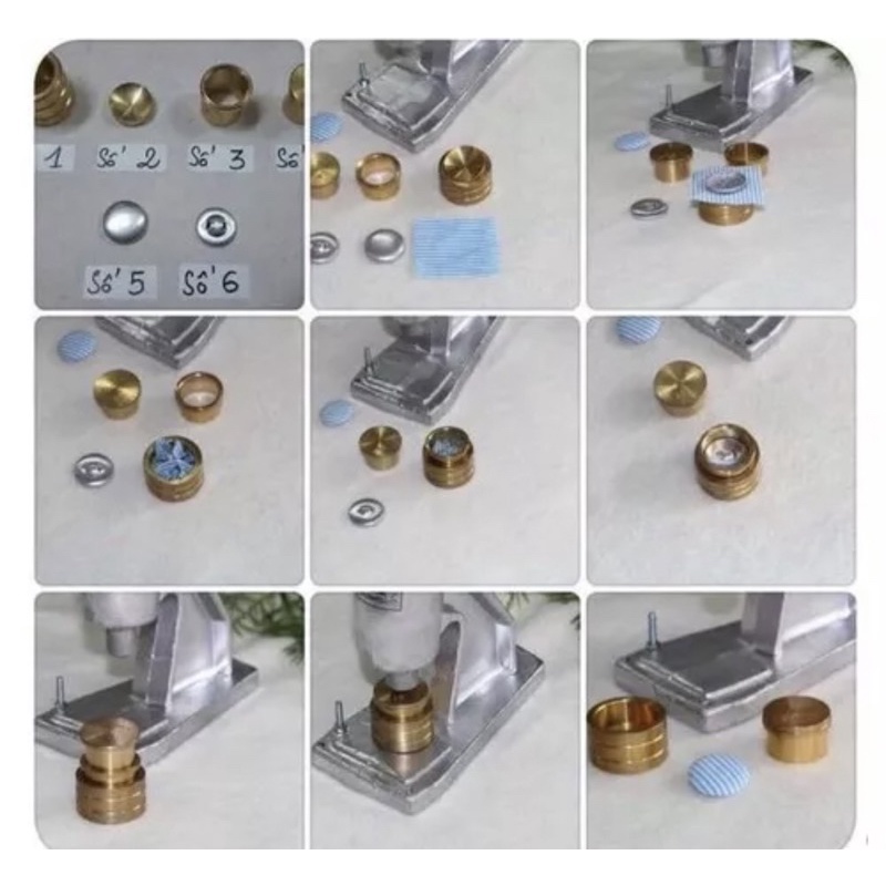 Khuôn ép nút bọc vải