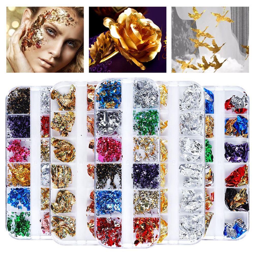 Móng Tay KENT1 12 Lưới|Giấy Foil Dán Móng Nghệ Thuật