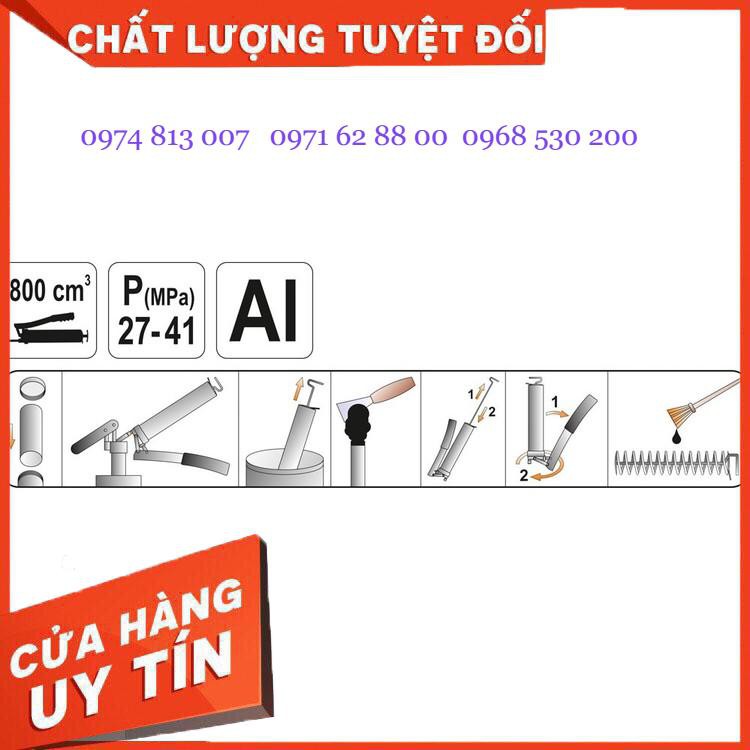 Giảm Giá Súng bơm mỡ bằng tay 800cc Yato YT-07043 Cực Shok