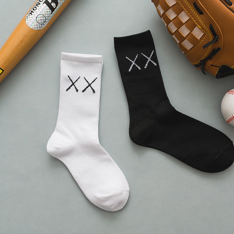Vớ Cotton Màu Trơn In Chữ Xx Cho Nam Và Nữ YR CRD