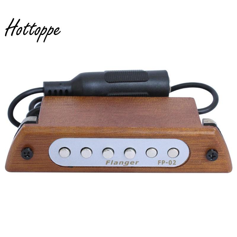 Flanger FP-02 Wood Acoustic Guitar Sound Hole Pickup Magnetic Pickup