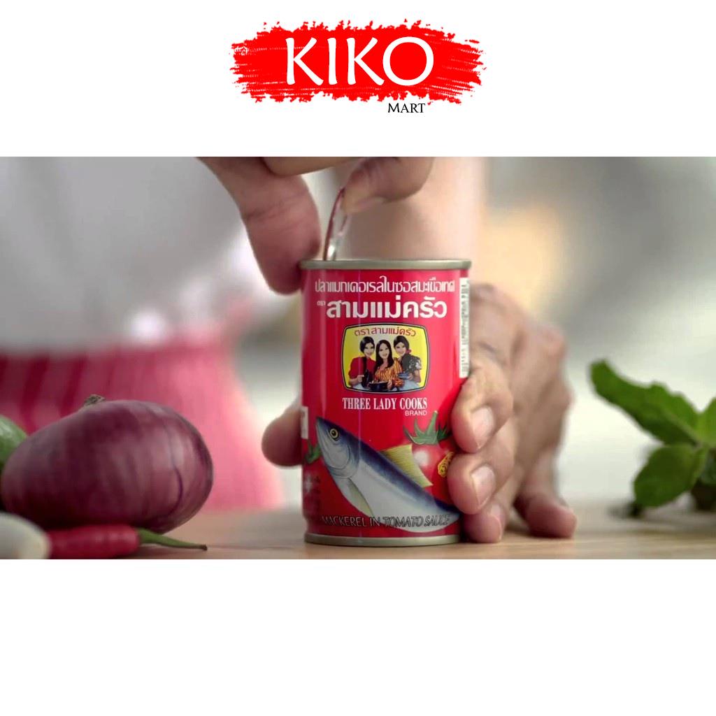 Cá Mòi 3 Cô Gái - Cá Nục Sốt Cà Hộp 155gr/290gr