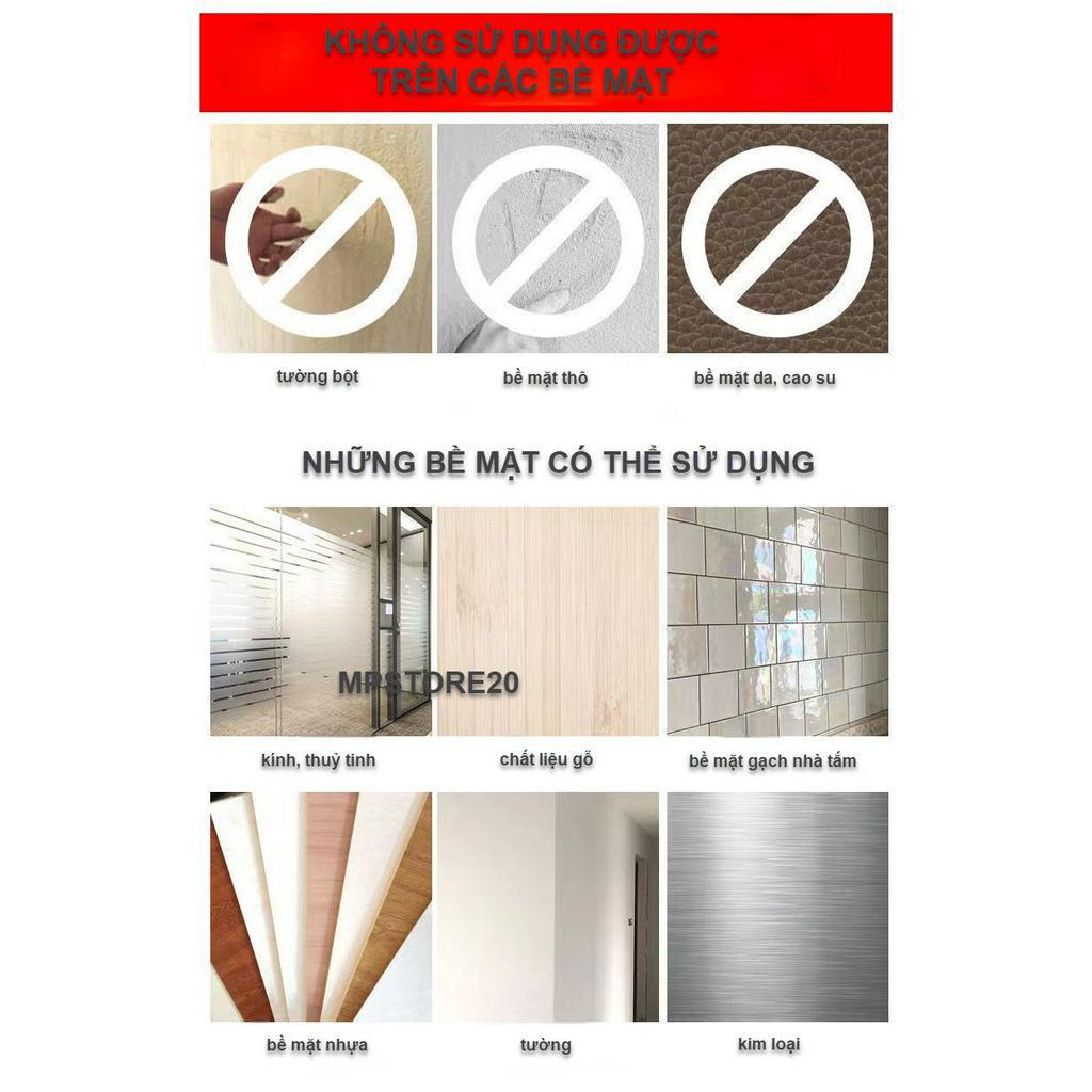 Miếng dán nano 2 mặt siêu dính, trong suốt - Chống Thấm Chịu Nước Siêu Bền Chắc, Siêu Chịu Lực