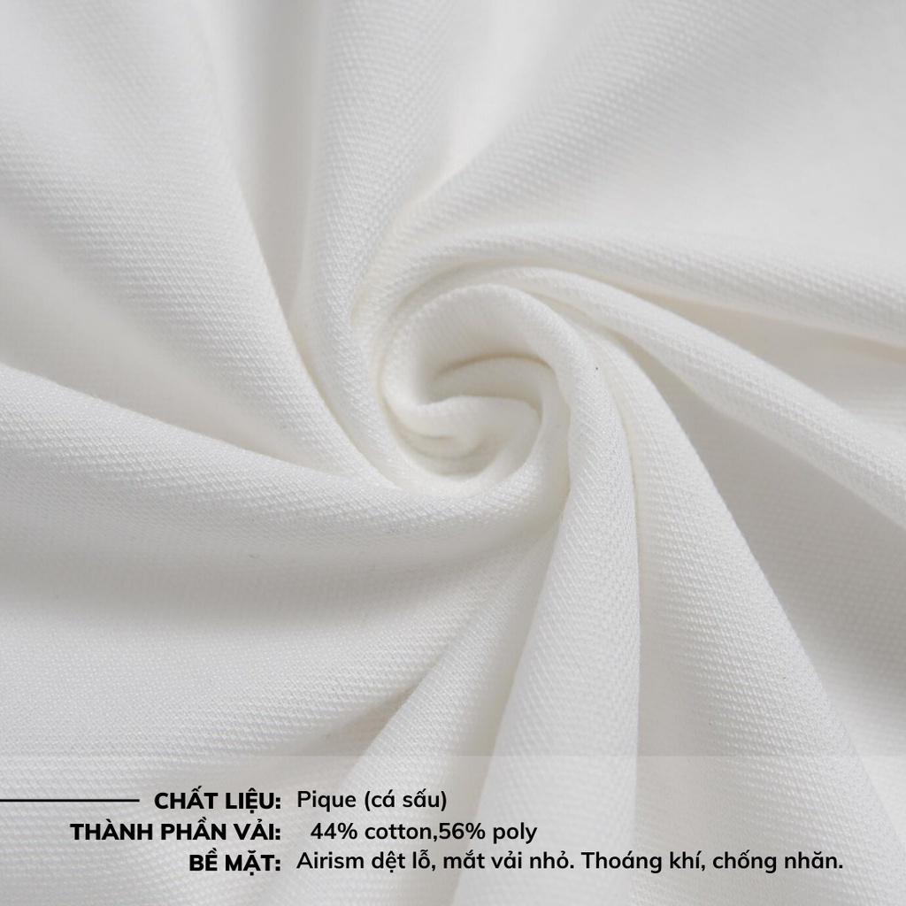 Áo polo nam thương hiệu 360 BOUTIQUE thun nam có cổ 3 màu cotton cao cấp - POTOL312