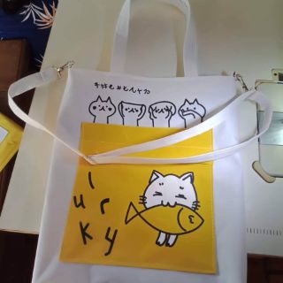Túi tote - MÈO ĂN CÁ