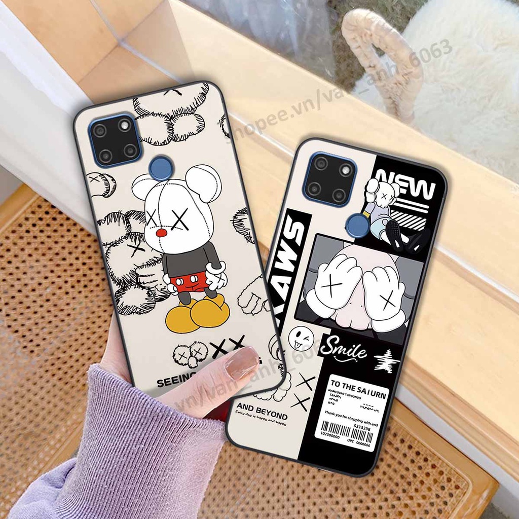 Ốp Realme C12 / C15 be@r brick mars thời trang, ốp lưng điện thoại viền dẻo siêu chất