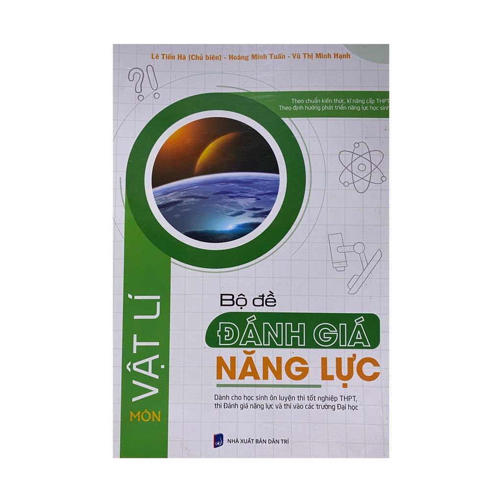 Sách - Bộ đề đánh giá năng lực môn Vật lí