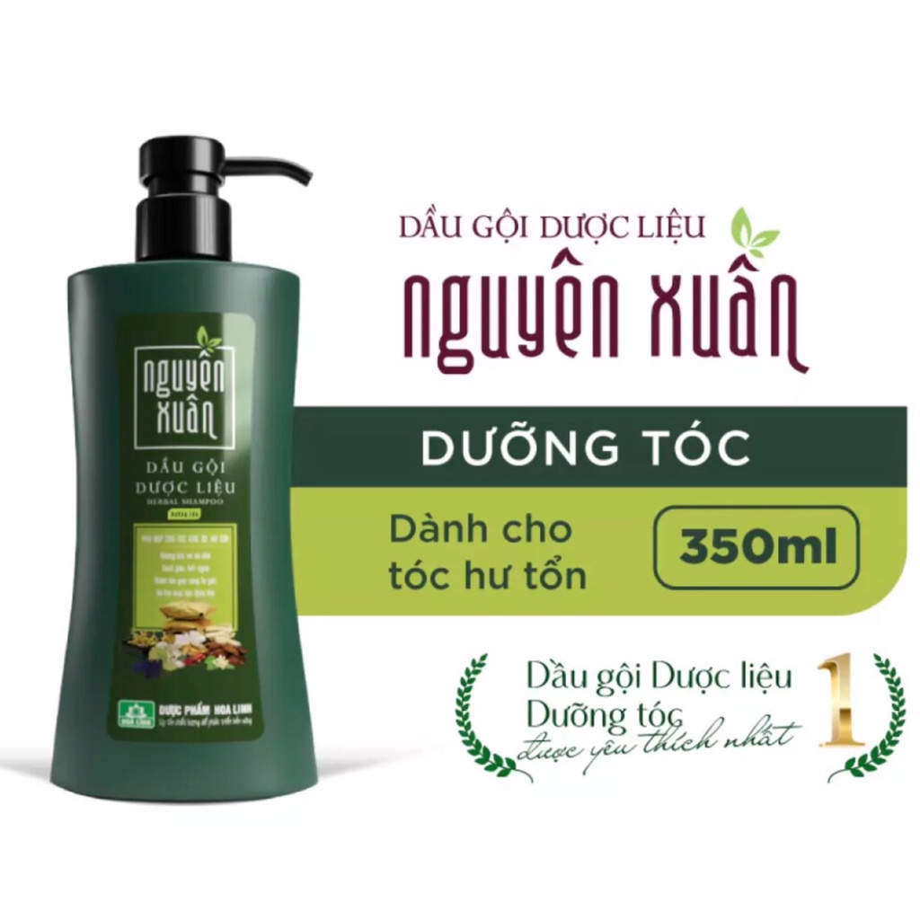 Dầu Gội Dược Liệu Nguyên Xuân Chai Khổng Lồ 350ml Siêu Tiết Kiệm