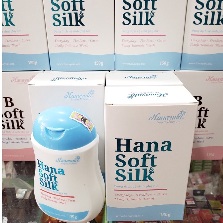 Dung dịch vệ sinh Hana Soft&amp;Silk siêu se khít , khử mùi 150g