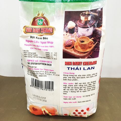 [Mã 159FMCGSALE giảm 8% đơn 500K] Bột Kem Béo Pha Trà Sữa Thái Lan 3 Ly Gói 1kg