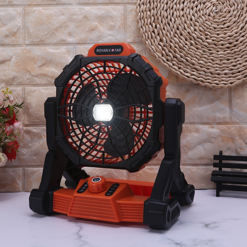 Quạt 7800mAh 7800mAh Có Đèn LED Và Móc Treo Sạc USB Dùng Khi Đi Cắm Trại / Du Lịch / Phòng Ngủ