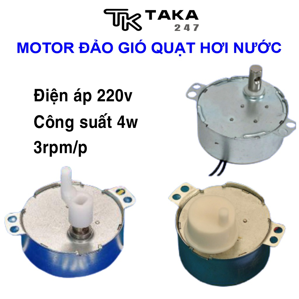 Motor đảo gió quạt nước CÓ NHỰA ĐẢO Motor Đảo Gió Swing