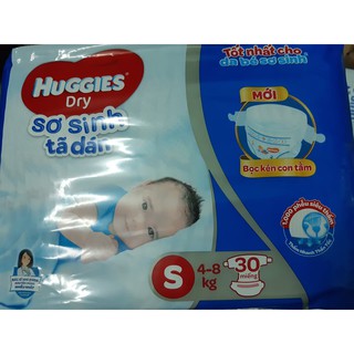 Tã dán sơ sinh H.G mới size S gói 30 miếng