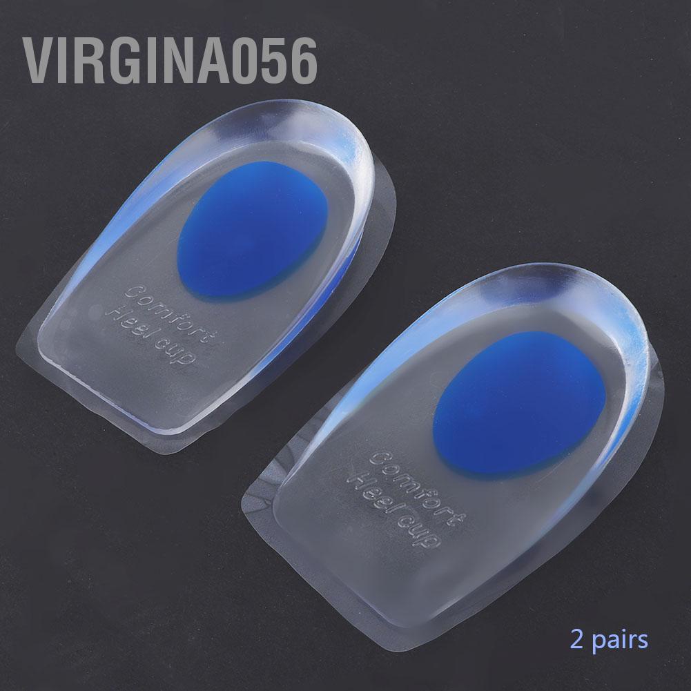 Virgina056 2 Pairs Height Increase Insoles Invisible Lift Shoes Insert for Men &amp; Women