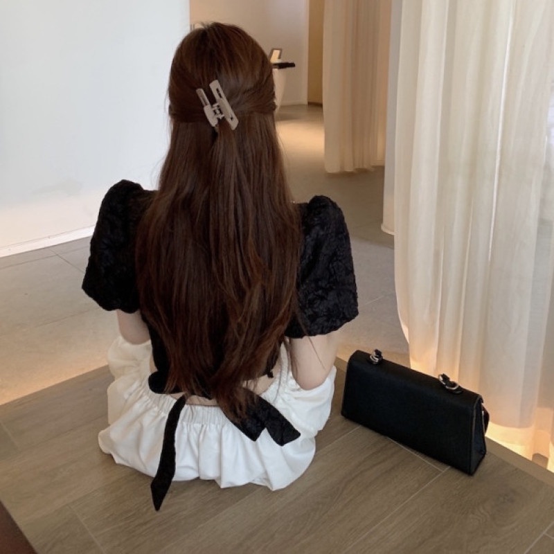 Áo Ngắn Đính Kim Cương Cổ Điển Quyến Rũ Thời Trang Mùa Hè Cho Nữ