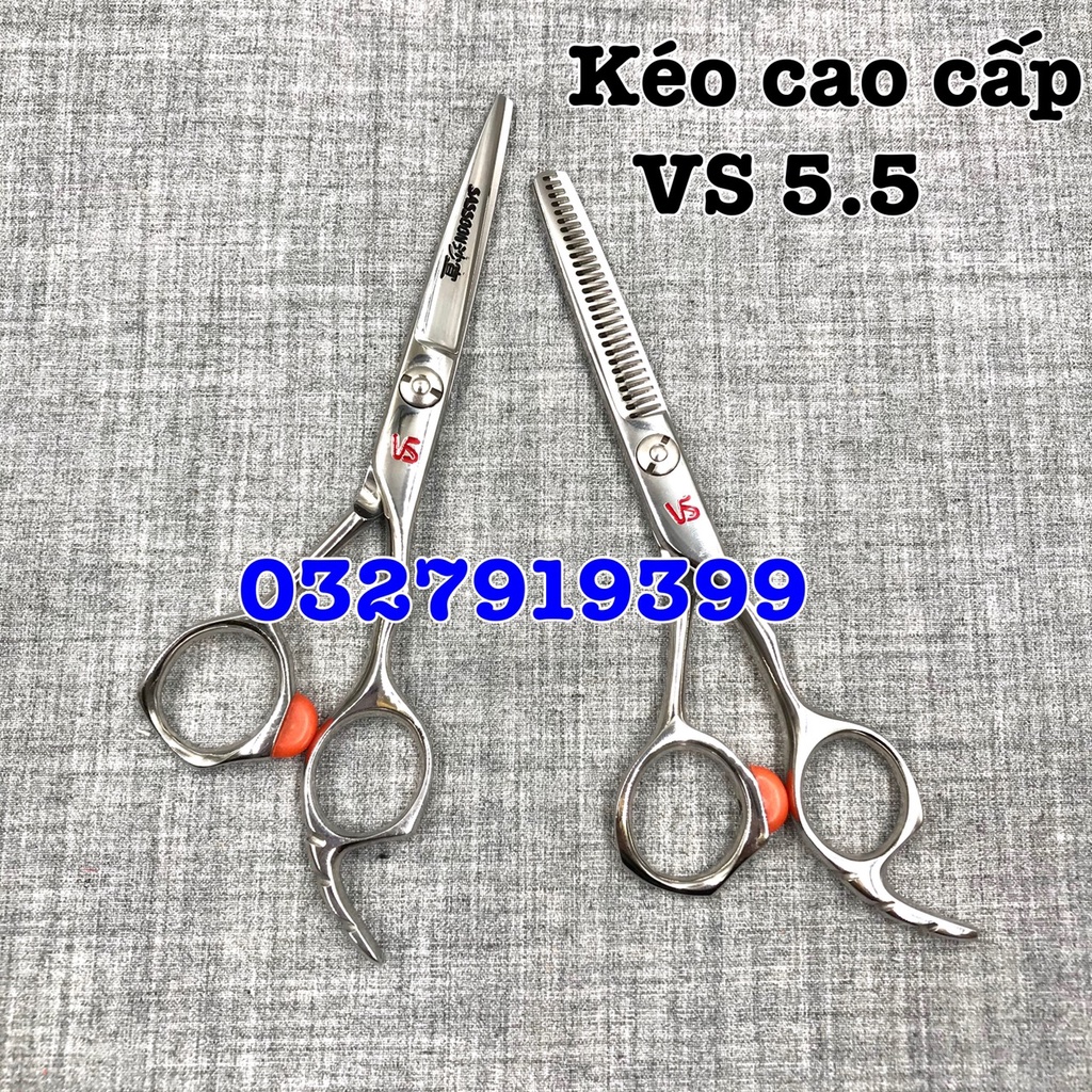 ✅Freeship✅ Kéo cắt tỉa tóc cao cấp VS size 5.5 ( bao êm bao bén )