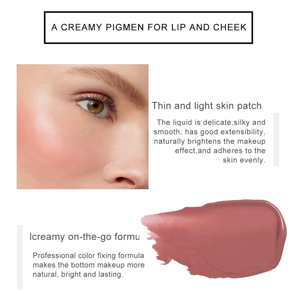 (Hàng Mới Về) Má Hồng Dạng Lỏng Dưỡng Ẩm Làm Sáng Da Màu Nude Tự Nhiên | BigBuy360 - bigbuy360.vn