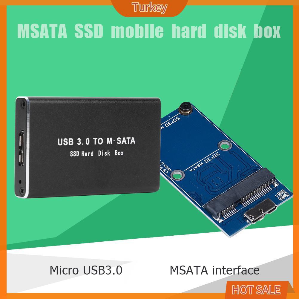 Hộp Đựng Ổ Cứng Ngoài Ssd Mini Chuyển Đổi Usb 3.0 Sang Msata Ốp | BigBuy360 - bigbuy360.vn