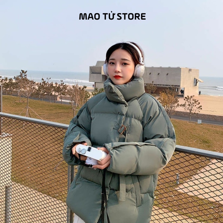 Áo phao béo áo mùa đông nữ phong cách Hàn quốc Mao Tử Store