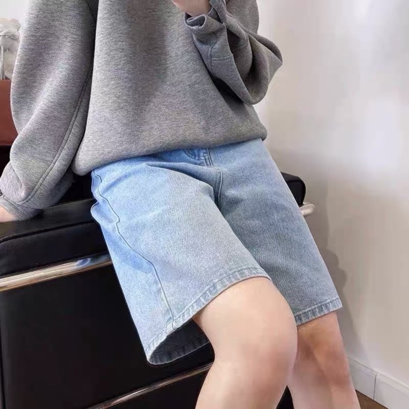 [MẪU MỚI] Quần Ngố Nữ Dài Đến Gối Vải Dày Cạp Cao Phong Cách Đường Phố [DÀI 54CM]