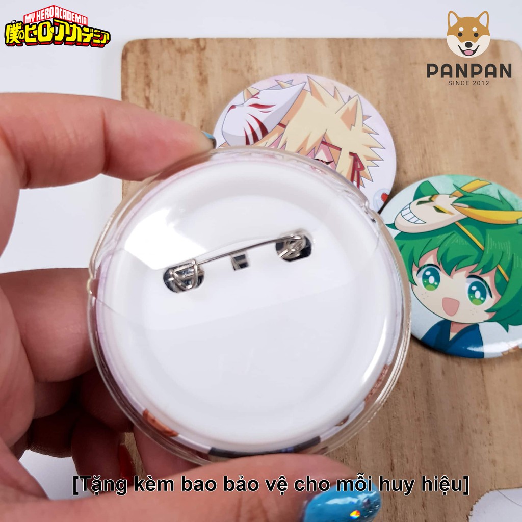 [TẶNG KÈM BAO BẢO VỆ] Huy hiệu lẻ My Hero Academia Lễ Hội (6CM)