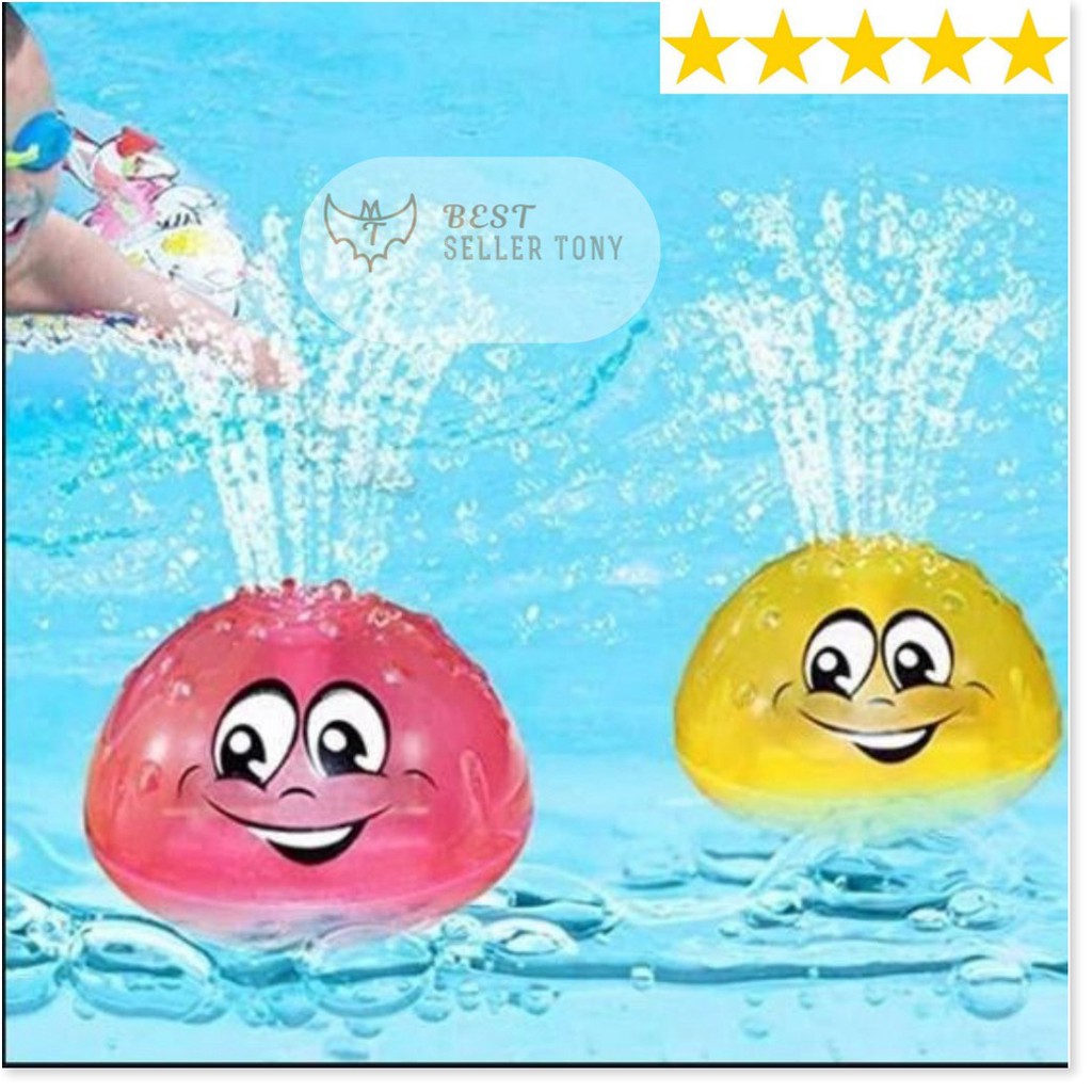 Bóng phun nước cảm ứng UFO siêu đáng yêu có kèm chân đế