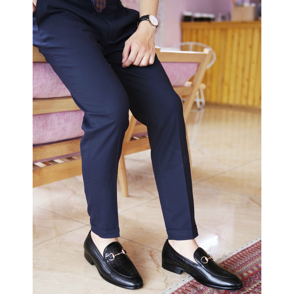 Giày lười Loafer nam dập vân da bò nguyên tấm cao cấp Toroshoes Series M628 ( nhiều màu, nhiều lựa chọn, siêu đẹp)