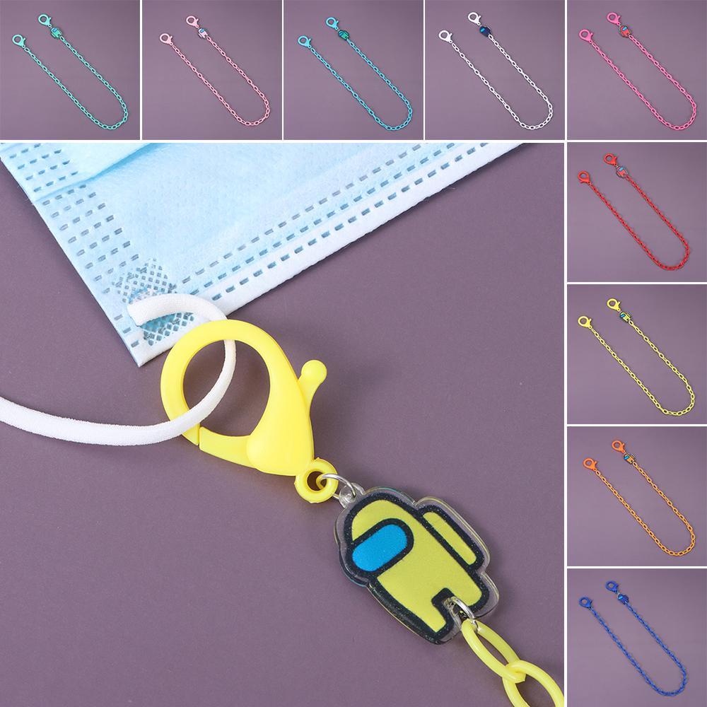 Borag Dây Đeo Mắt Kính Bằng Acrylic Phối Hạt Kim Loại Đa Năng Chống Thất Lạc