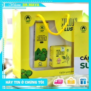 Bộ sản phẩm Dầu húng chanh Minion 30ml - Sáp ấm Minion