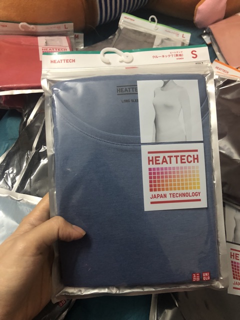 Áo giữ nhiệt heattech Uniqlo Nữ ( cổ tròn)