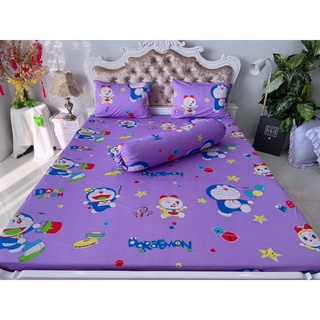 Bộ Drap thun hàn quốc mẫu hoạt hình Đoraemon